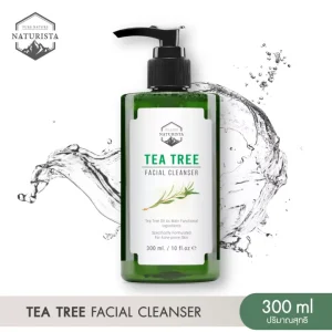 เจลล้างหน้าทีทรี สูตรอ่อนโยน สำหรับคนเป็นสิว และผิวแพ้ง่าย Naturista Tea Tree Facial Cleanser 300ml